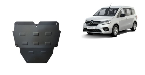 Acier plaque couvercle cache protection moteur Renault Kangoo (2021-2026)