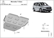 Acier plaque couvercle cache protection moteur Mercedes GLB X247 (2021-2026)