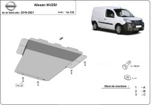 Acier plaque couvercle cache protection moteur Nissan Terrano II (2019-2021)