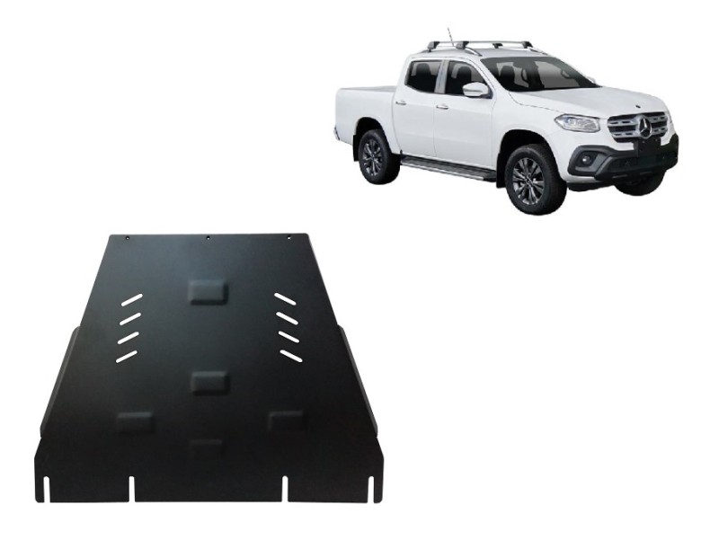 Acier plaque couvercle cache protection boîte de vitesses Mercedes X-Classe (2017-2020)