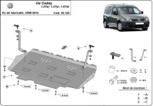 Acier plaque couvercle cache protection moteur Volkswagen Transporter T6 Caravelle (2010-2012)