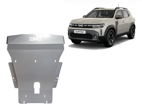 Aluminium Osłona pod silnik Dacia Duster- 4x2 (2024-2026)