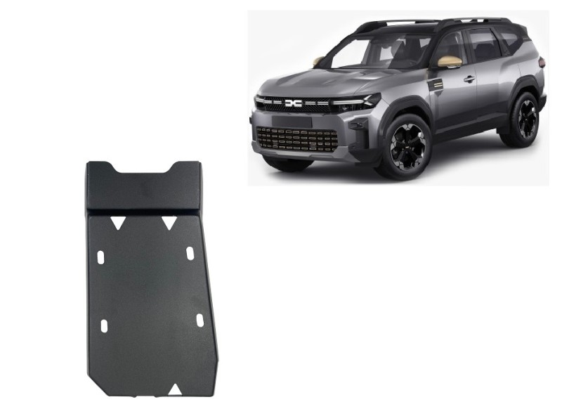 Acier plaque couvercle cache protection différentiel Dacia Bigster (2025-2026)