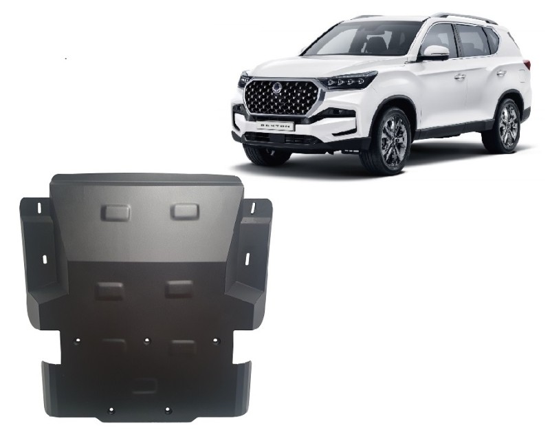 Acier plaque couvercle cache protection moteur SsangYong Rexton 2 (2017-2026)