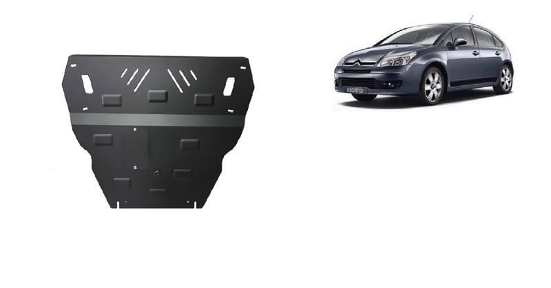 Acier plaque couvercle cache protection moteur Citroen C4 (2004-2008)