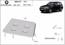 Acier plaque couvercle cache protection moteur BMW X3 (2003-2010)