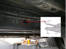 Acier plaque couvercle cache protection moteur VW Caddy (2010-2022)