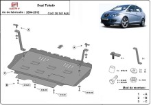 Aluminium Osłona pod silnik Seat Toledo 3 (2004-2012)
