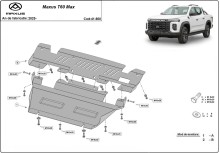 Acier plaque couvercle cache protection moteur Maxus T60 Max (2025-2026)
