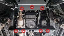 Stalowa osłona skrzyni biegów Toyota Hilux (2026-2026)