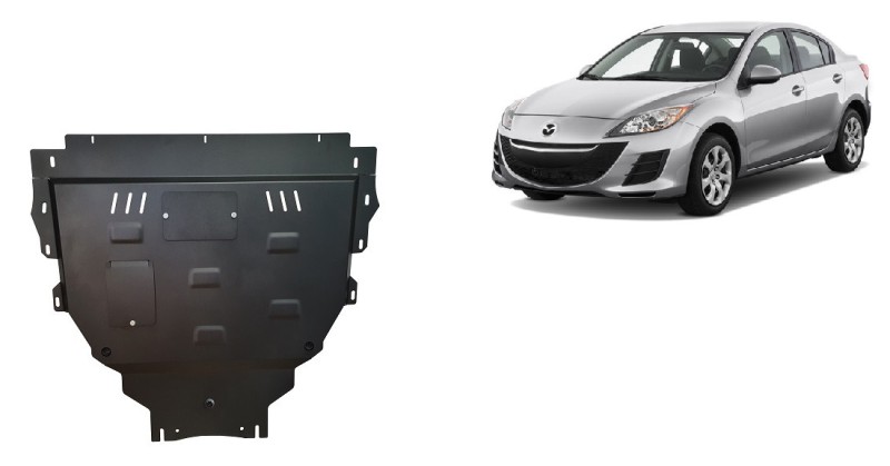 Acier plaque couvercle cache protection moteur Mazda 3 (2008-2014)