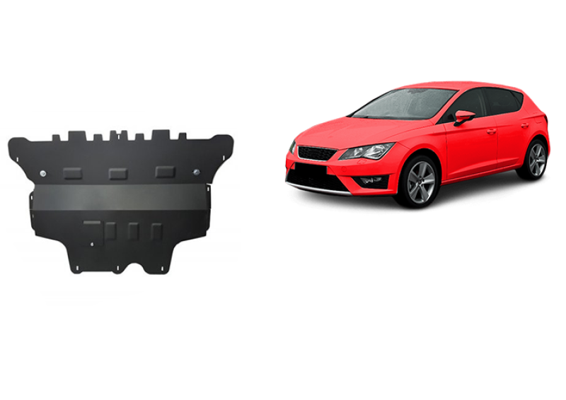 Stalowa Osłona pod silnik Seat Leon Mk3 - Automatyczna skrzynia biegów (2012-2021)