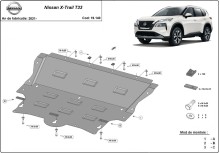 Acier plaque couvercle cache protection moteur Nissan X-Trail T31 (2021-2026)