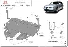 Acier plaque couvercle cache protection moteur Seat Exeo (2002-2010)