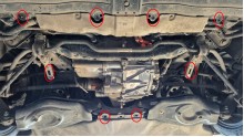 Tylna aluminiowa osłona silnika elektrycznego – Tesla Model 3 AWD (2017-2026)