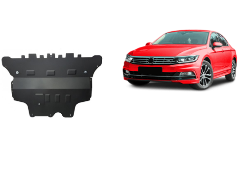 Stalowa Osłona pod silnik VW Passat B8 - automatyczna skrzynia biegów (2014-2023)