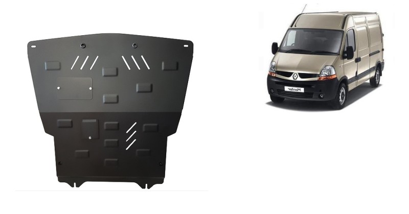 Acier plaque couvercle cache protection moteur Renault Megane E-Tech (1998-2010)