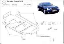 Acier plaque couvercle cache protection moteur Mercedes S-Classe W221 - 4x2 (1995-2003)