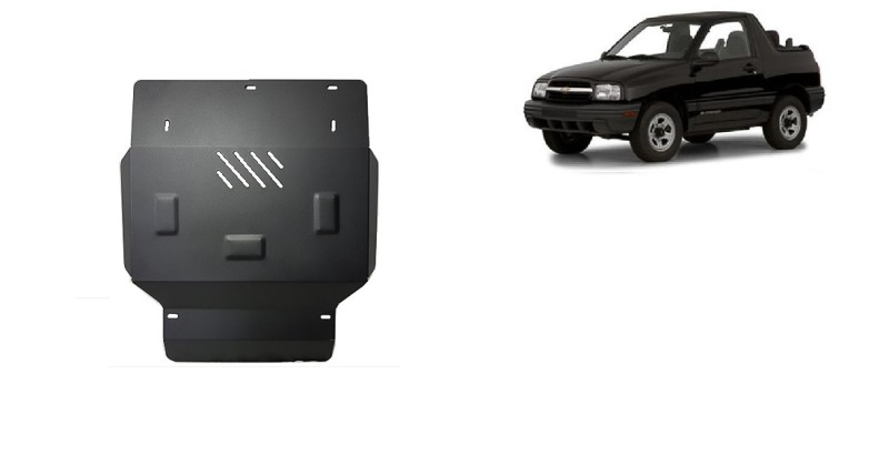Acier plaque couvercle cache protection moteur Chevrolet Tracker (1999-2005)