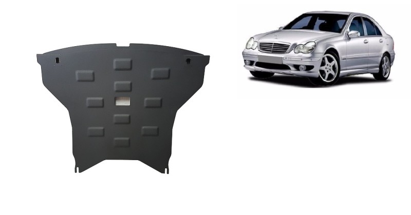 Acier plaque couvercle cache protection moteur Mercedes C-Classe (2000-2007)