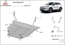 Aluminium Osłona pod silnik BAIC Beijing X75 (2023-2026)