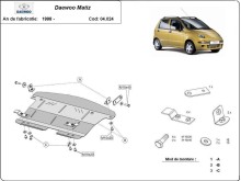 Stalowa Osłona pod silnik Daewoo Matiz (1998-2004)