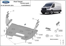 Aluminium Osłona pod silnik Ford Transit RWD (2013-2023)