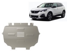 Aluminium plaque couvercle cache protection moteur Peugeot 5008 (2017-2026)