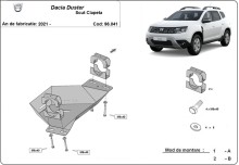 Stalowa Osłona Zawór EGR Dacia Duster (2021-2024)