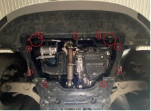 Acier plaque couvercle cache protection moteur Jeep Avenger (2023-2026)