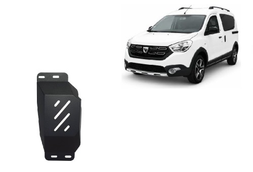 Stalowa Osłona pod System Sop & Go, EGR Dacia Dokker Stepway (2012-2020)