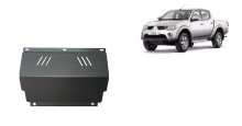 Acier plaque couvercle cache protection de radiateur Mitsubishi L200 (2005-2015)
