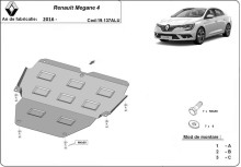 Aluminium Osłona pod silnik Renault Megane IV (2016-2026)