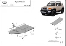 Stalowa Osłona skrzyni biegów Toyota FJ Cruiser - Aluminium (2006-2018)