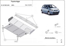 Stalowa Osłona pod silnik Toyota Aygo AB10 (2005-2014)