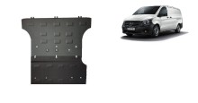 Acier plaque couvercle cache protection moteur Mercedes Vito W447, 4x2, 1.6 D (2014-2026)