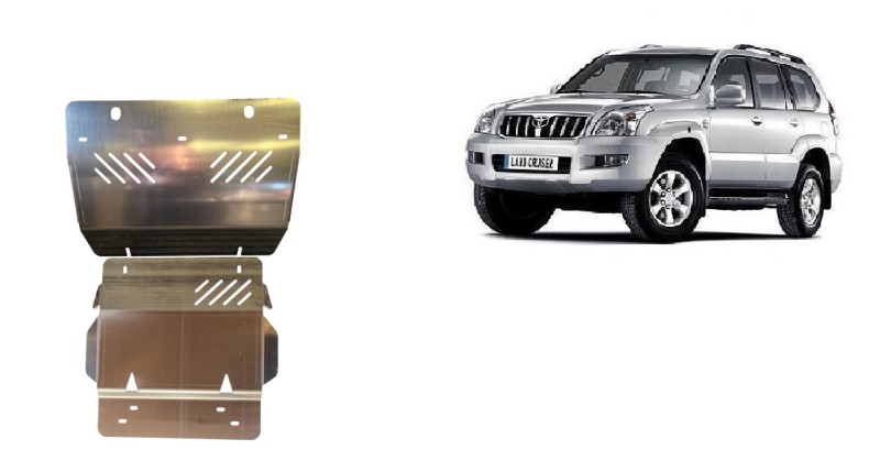 Aluminium Osłona pod silnik Toyota Land Cruiser J120 (2002-2009)