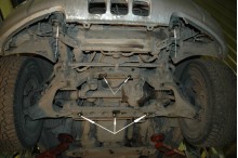 Acier plaque couvercle cache protection moteur Kia Sorento (2006-2010)