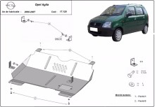 Acier plaque couvercle cache protection moteur Opel Antara (2000-2007)