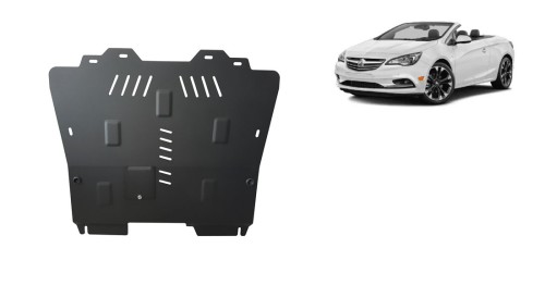 Acier plaque couvercle cache protection moteur Opel Agila (H00) (2013-2019)