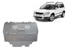 Aluminium plaque couvercle cache protection moteur Skoda Yeti (2009-2012)