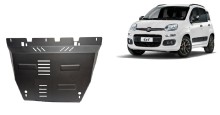 Acier plaque couvercle cache protection moteur Fiat Panda 4x4 (2011-2026)