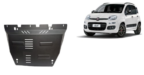 Stalowa Osłona pod silnik Fiat Panda 4x4 (2011-2026)
