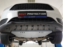 Aluminium plaque couvercle cache protection moteur Ford C-Max (2010-2019)