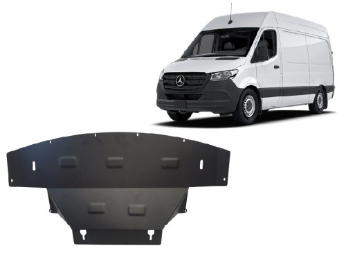 Stalowa Osłona pod silnik Mercedes Sprinter 907 4x4 (2018-2023)