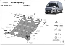 Aluminium Osłona pod silnik Iveco eSuperJolly (2025-2026)