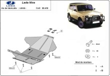 Acier plaque couvercle cache protection moteur Lancia Delta 3 (1995-2020)
