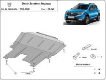 Acier plaque couvercle cache protection moteur Dacia Sandero 2 Stepway (2012-2020)