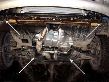 Acier plaque couvercle cache protection moteur Daewoo Nubira (2003-2009)