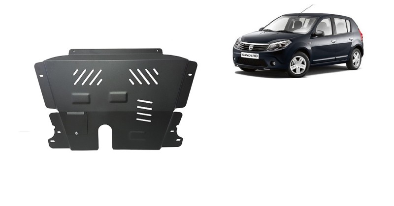 Acier plaque couvercle cache protection moteur Dacia Sandero (2007-2012)